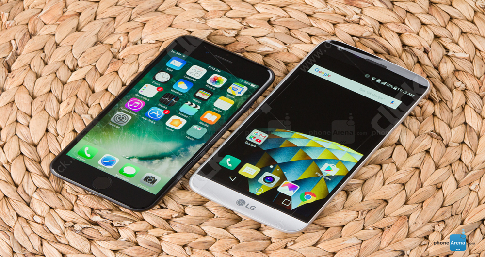 مقایسه همه‌جانبه آیفون 7 و ال‌جی G5