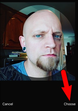 ۱۲_tapping_choose_photos_app