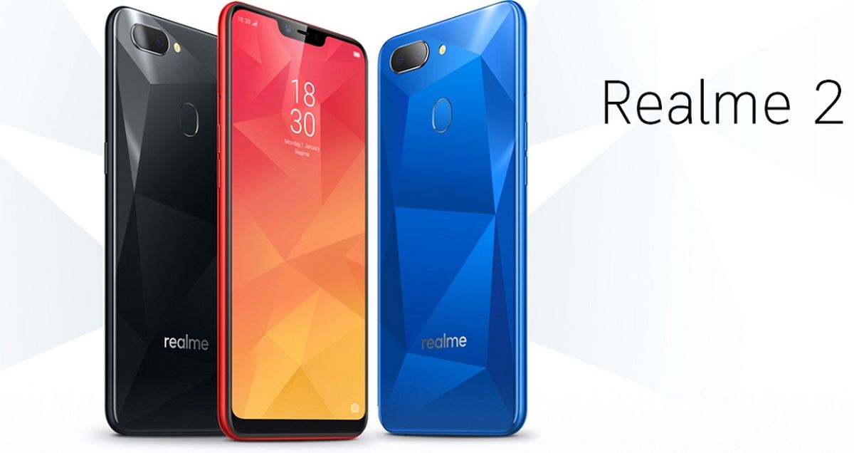 رونمایی از گوشی Realme 2 مجهز به نمایشگر 6.2 اینچی و اسنپدراگون 450