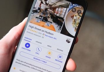 گوگل مپ رستوران‌های دارای دلیوری غذا را مشخص می‌کند
