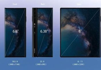 گوشی Huawei Mate X2 یک نمایشگر تاشدنی رو به درون خواهد داشت