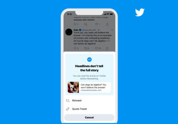 توییتر آزمایش قابلیت «مطالعه قبل از به‌اشتراک گذاری» را به iOS می‌آورد