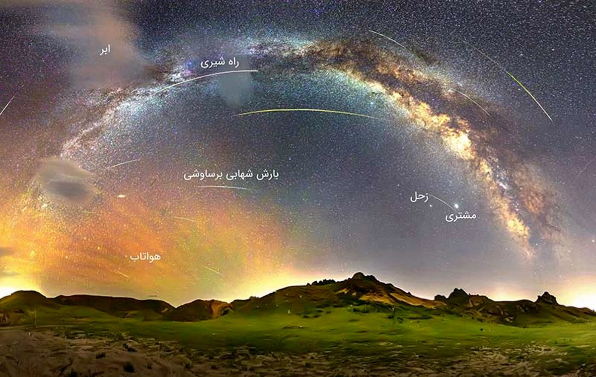 بارش شهابی امروز در کدام شهرهای ایران قابل رویت است؟